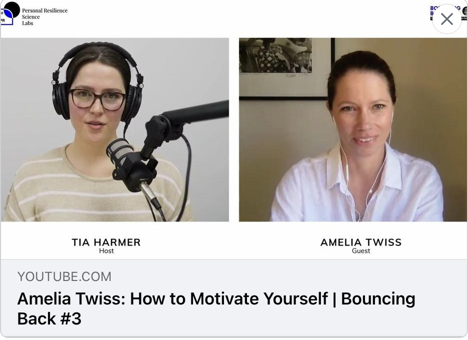 Screenshot of How to motivate yourself podcase